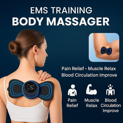 EMS Muscle Stimulator Massager Components – Host, Patch & Gel Pads