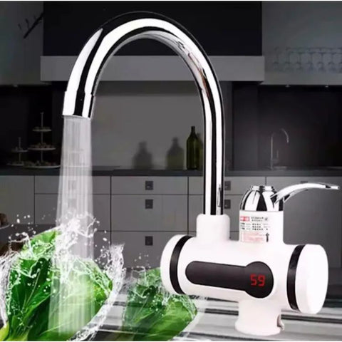 Hot Water Tap Instant Heating Electric Water Heater Faucet Instant Electric Water Heater Tap Heater Digital Display