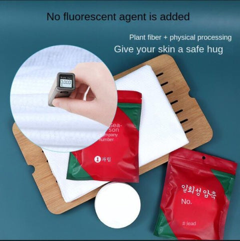 Disposable Bath Towels Large Compressed